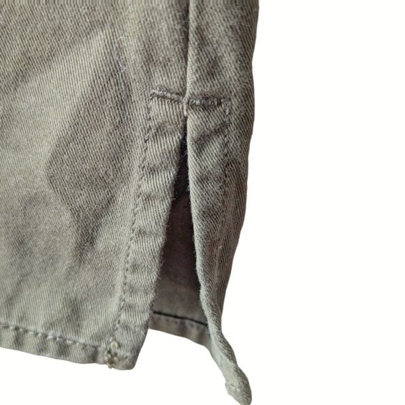 Madewell Utility Button Front Shirtdress | Loden Green | Fall Layering S NWT - Picture 14 of 15